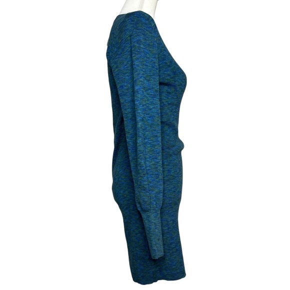 Intermix Mia Puff Sleeve Mini Sweater Dress - NWT - Picture 3 of 10